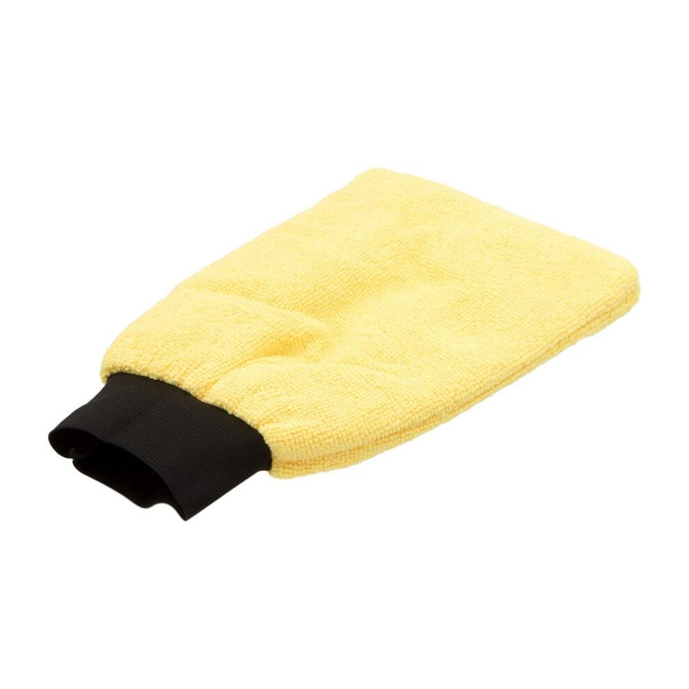 Rolson Premium Polishing Buffing Mitt Dual Sided Nylon For Car Interior And Exterior