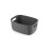 Softex Small 4L Dark Grey Plastic Basket for Home Office Storage Organizer 1