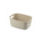 Softex Small 4L Chalk White Plastic Basket for Home Office Storage Organizer 1