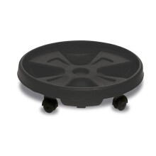 Saucer Roller with Wheels 30cm Anthracite Pot Saucer Plant Stand 14kg Capacity