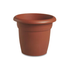 Mediterraneo Pot 26cm Terracotta Plastic Durable Indoor Outdoor Planter Medium