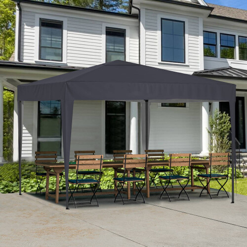 Birchtree (Grey) Birchtree Waterproof Pop Up Garden Gazebo - 3 x 3m