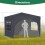 Birchtree (Grey) Birchtree Waterproof Pop Up Garden Gazebo - 3 x 3m 5