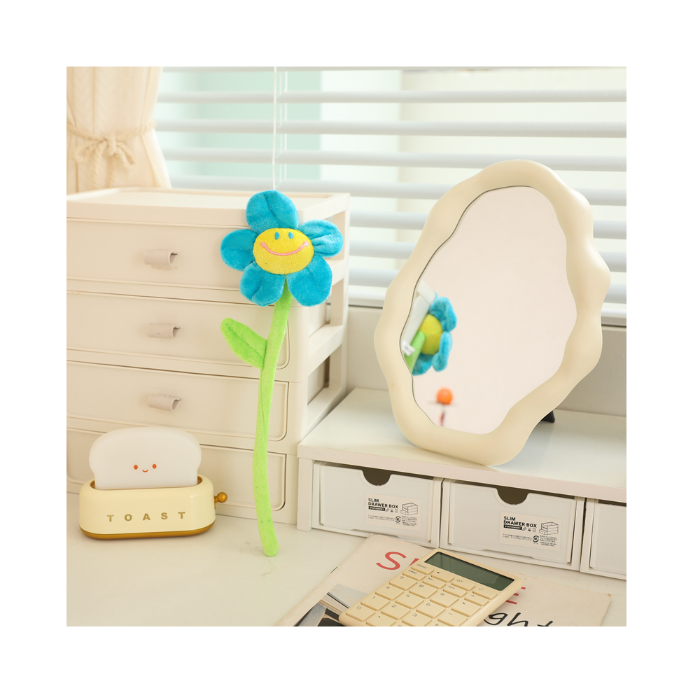 (blue Sunflower, 33cm) Cartoon Simulation Sun Flower Rose Flower-image-OPC-PGGF89K-NEW