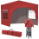 Birchtree (Red) Birchtree Waterproof Pop Up Garden Gazebo - 3 x 3m 4