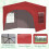 Birchtree (Red) Birchtree Waterproof Pop Up Garden Gazebo - 3 x 3m 6