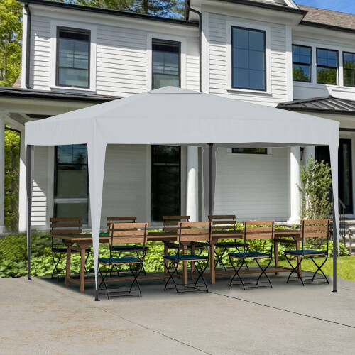 Birchtree (White) Birchtree Waterproof Pop Up Garden Gazebo - 3 x 3m