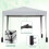 Birchtree (White) Birchtree Waterproof Pop Up Garden Gazebo - 3 x 3m 7