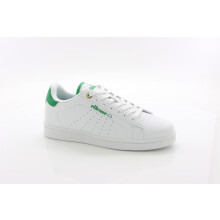 (UK Size 3, White/Green) ellesse Ladies LS292S Cupsole 1052 Classic Stylish Comfort Lace Up Sneaker Trainers