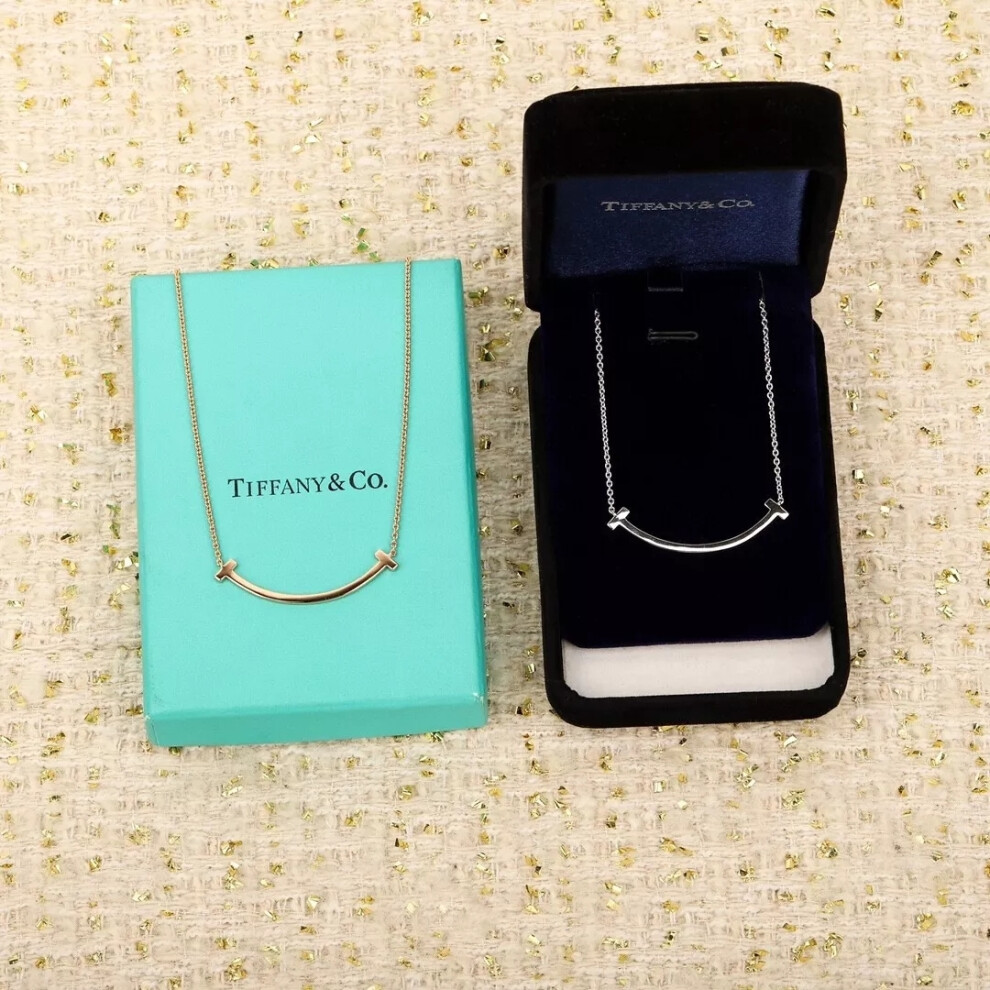 Tiffany & Co. Women's Gold Smile Necklace