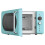 Koolatron Retro Microwave Oven, 20L 700W, 8 Pre-set Modes, Blue 8