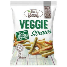 Eat Real Veggie Straws for Kids with Kale, Tomato & Spinach, 24x20g
