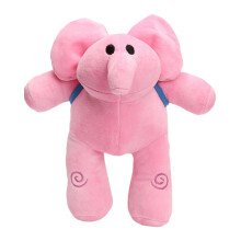 (Elly x 1)Set aus 4 Pocoyo Elly Pato Loula weichen Plüschstofffiguren Spielzeugpuppen Weihnachtsgeschenk Kind