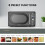Koolatron Retro Microwave Oven, 20L 700W, 8 Pre-set Modes, Black 3