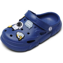 (White, 12 Little Kid) Kids Clogs Boys Girls Astronaut Clogs Slippers Cartoon Garden Sandals Summer Beach Pool Outdoor Shoes