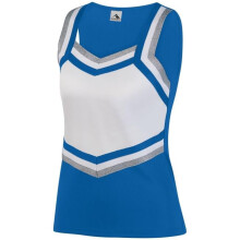 Augusta Sportswear 9141.M16.L Girls Pike Shell, Royal, White & Metallic Silver - Large