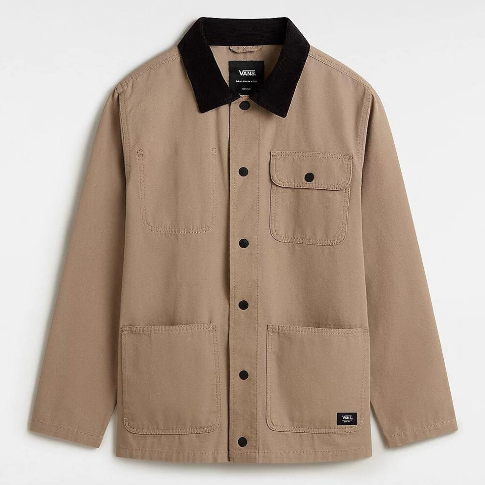 (Small) Vans Mens Drill Chore Jacket Military Khaki