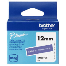 Brother BTAG-F35 - label tape - 1 cassette(s) - Roll (1.2 cm x 4 m)