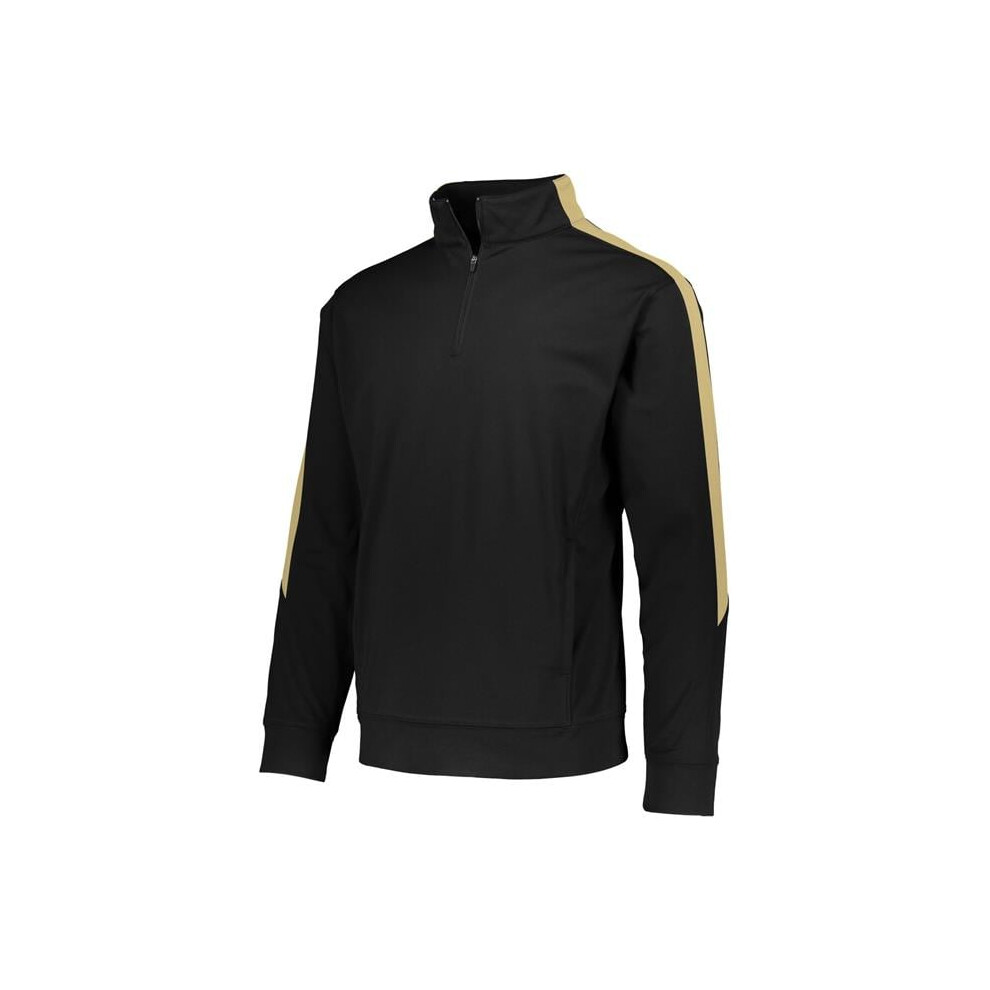 Augusta Sportswear 4386.255.M Medalist 2.0 Pullover, Black & Vegas Gold - Medium-image-OPC-PGGH78B-NEW
