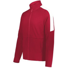 Holloway 223630.408.M Youth Crosstown Jacket, Scarlet & White - Medium