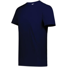 Augusta Sportswear 6951.067.XS Youth All-Day Core Basic 50 Percent Cotton & 50 Percent Polyester T-Shirt, Midnight Blue - Extra Small