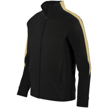 Augusta Sportswear 4396.255.S Youth Medalist Jacket 2.0, Black & Vegas Gold - Small