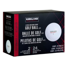 Kirkland Signature 3-Piece Urethane Golf Balls - White, Premium Distance, Spin & Control