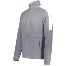 Holloway 223630.R04.M Youth Crosstown Jacket, Graphite & White - Medium