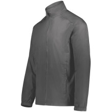 Holloway 223658.J96.L Youth SeriesX Full-Zip Jacket, Carbon - Large
