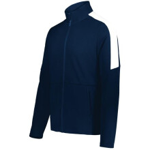 Holloway 223630.301.XL Youth Crosstown Jacket, Navy & White - Extra Large