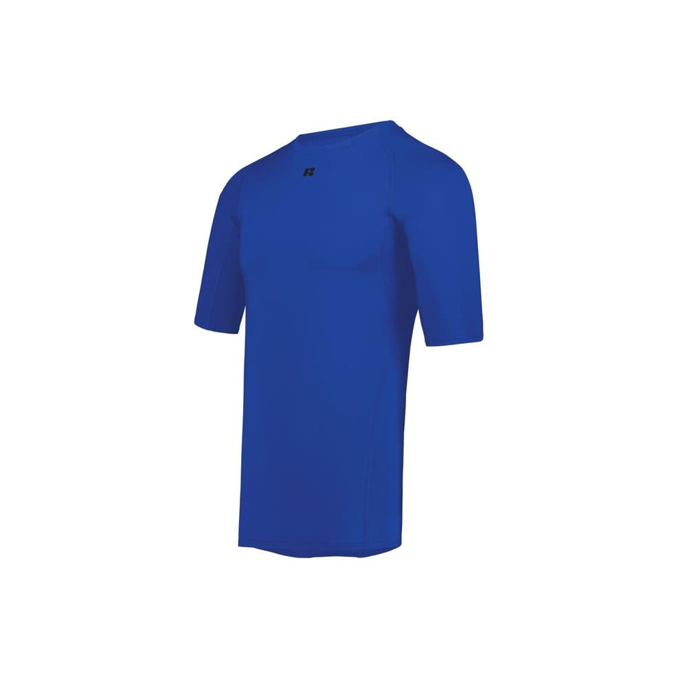 Russell R21cpm.roy.l Half Sleeve Compression T-Shirt, Royal - Large Not,Specified