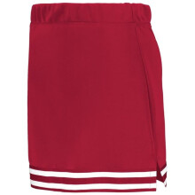 Augusta Sportswear 6926.U03.S Girls Cheer Squad Skirt, Scarlet & White - Small