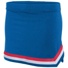 Augusta Sportswear 9146.115.M Girls Pike Skirt, Royal, Red & White - Medium