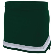 Augusta Sportswear 9146.203.L Girls Pike Skirt, Dark Green, White & Metallic Silver - Large