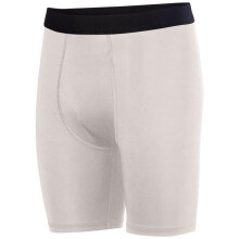 Augusta Sportswear 2616.005.M Youth Hyperform Compression Shorts, White - Medium
