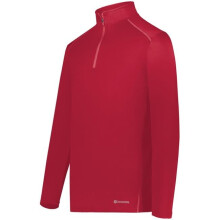 Holloway 222140.083.M 0.25 Zip Pullover, Scarlet - Medium