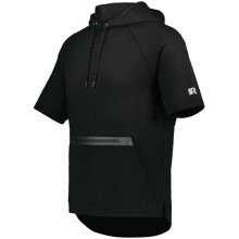 Russell R24TFM.BLK.M Legend Short Sleeve Tech Fleece Hoodie, Black - Medium