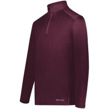 Holloway 222140.745.M 0.25 Zip Pullover, Maroon - Medium