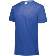Augusta Sportswear 3066.U55.M Youth Tri-Blend T-Shirt, Royal Heather - Medium