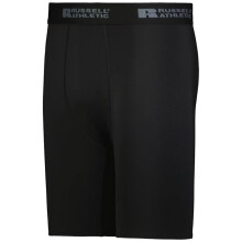 Russell R24CPM.BLK.XL Compression Shorts, Black - Extra Large