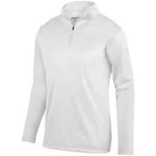 Augusta Sportswear 5508.005.M Youth Wicking Fleece Pullover, White - Medium