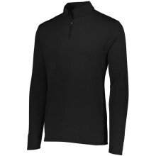 Augusta Sportswear 2786.080.M Youth Attain Wicking 0.25 Zip Pullover, Black - Medium