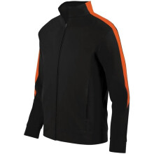 Augusta Sportswear 4396.423.XS Youth Medalist Jacket 2.0, Black & Orange - Extra Small