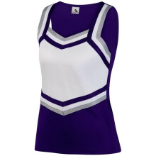 Augusta Sportswear 9141.M13.S Girls Pike Shell, Purple, White & Metallic Silver - Small