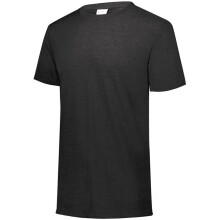 Augusta Sportswear 3066.K94.L Youth Tri-Blend T-Shirt, Black Heather - Large