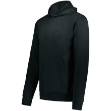 Augusta Sportswear 6956.146.L Youth All-Day Core Basics Fleece Hoodie, Onyx Heather - Large