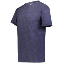 Augusta Sportswear 6960.U22.M Youth All-Day Core Basic Tri-Blend T-Shirt, Navy Heather - Medium