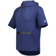 Russell R24TFM.NAV.4XL Legend Short Sleeve Tech Fleece Hoodie, Navy - 4XL