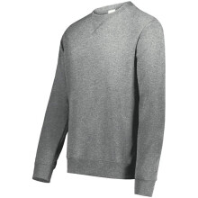 Augusta Sportswear 6958.170.L Youth All-Day Core Basics Fleece Crew T-Shirt, Platinum Heather - Large