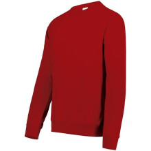 Augusta Sportswear 6958.085.L Youth All-Day Core Basics Fleece Crew T-Shirt, Cherry Red - Large